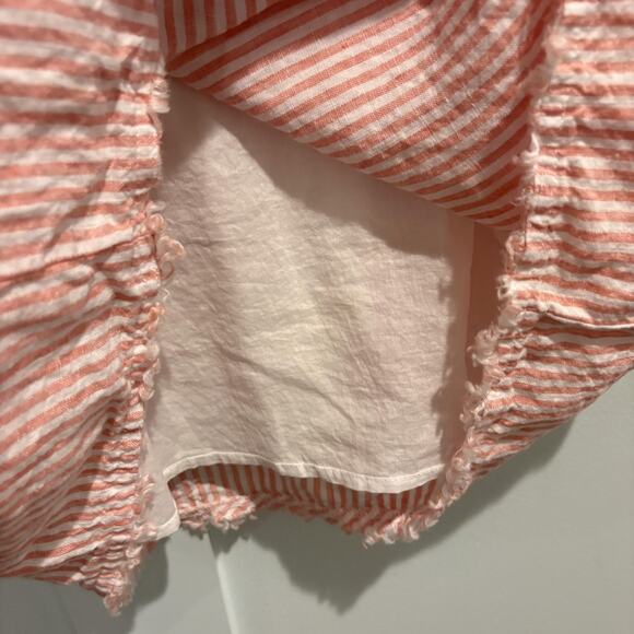 Tommy Bahama Dress Women XS Linen Sleeveless Striped Pockets Resort Coastal - Picture 7 of 12